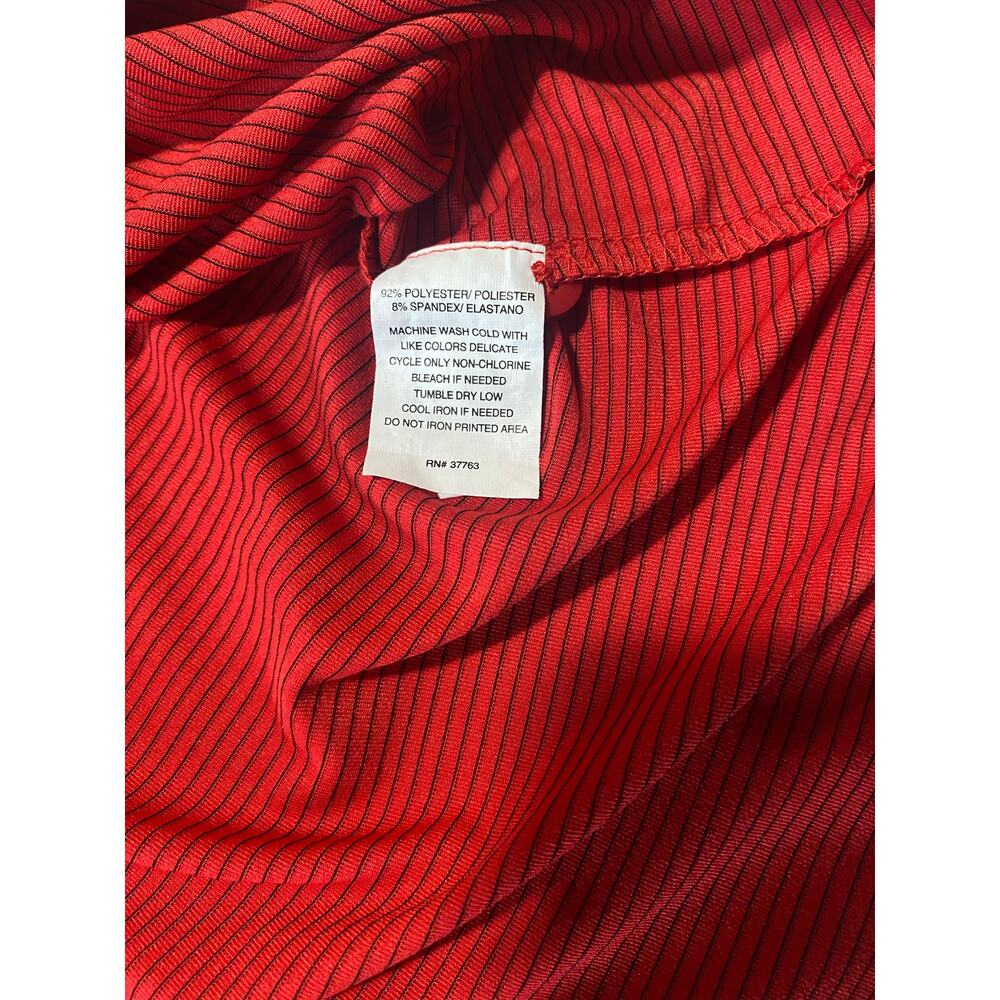 Callaway Opti-Dri Red Striped Golf Polo Shirt Men’s Size M Moisture Wicking - Picture 4 of 8